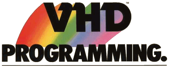 VHD Programming Logo from 1981 U.S. Brochure